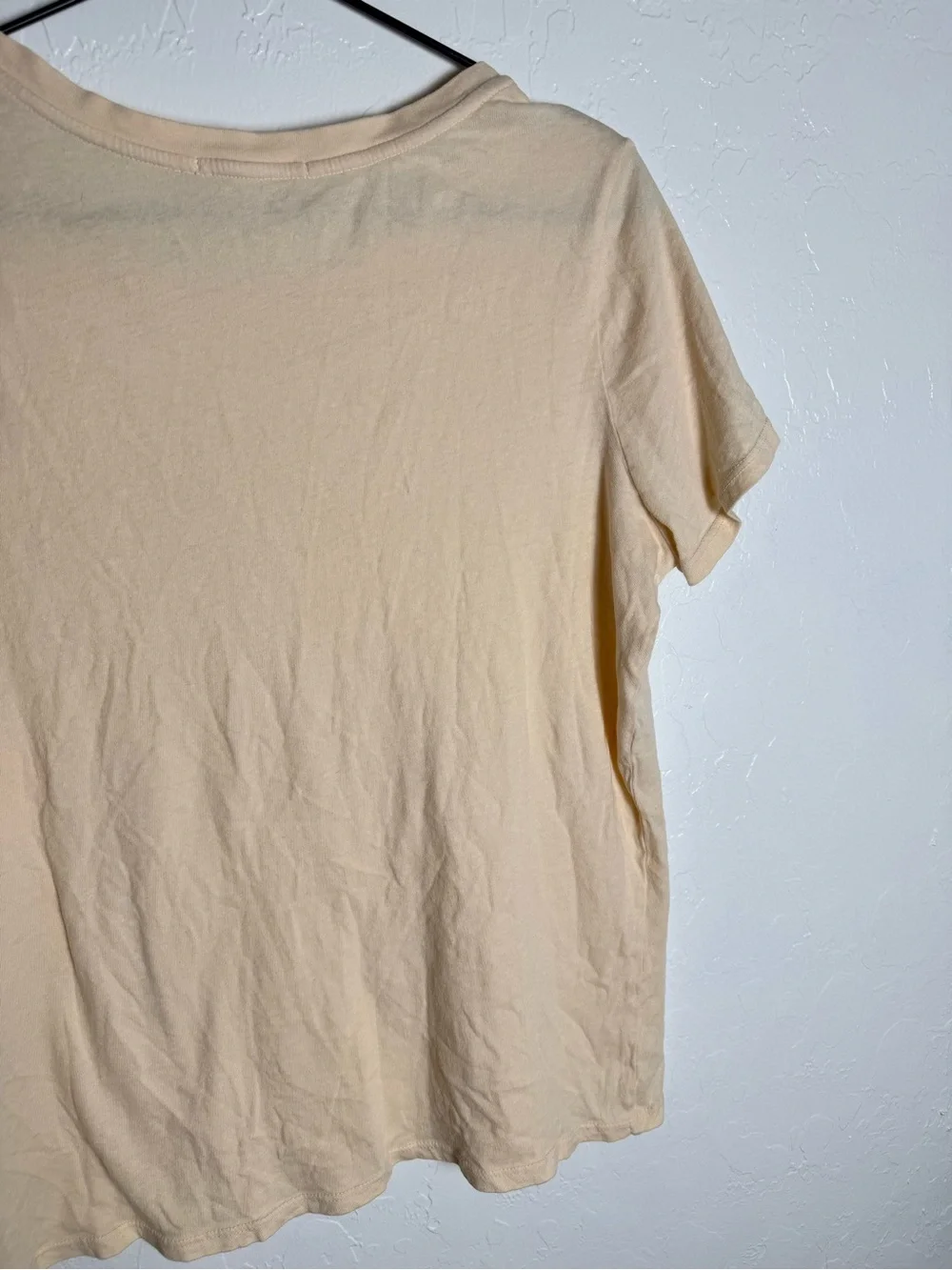 Marine Layer Short Sleeve Tee in Light Cream